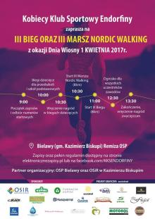 III Bieg oraz III Marsz Nordic Walking z okazji Dnia Wiosny